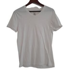 Alfani mens v-neck t-shirt size M plain white tee